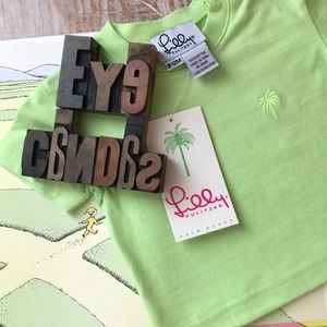 🌴LILLY PULITZER Kid’s Tee In Pistachio Green